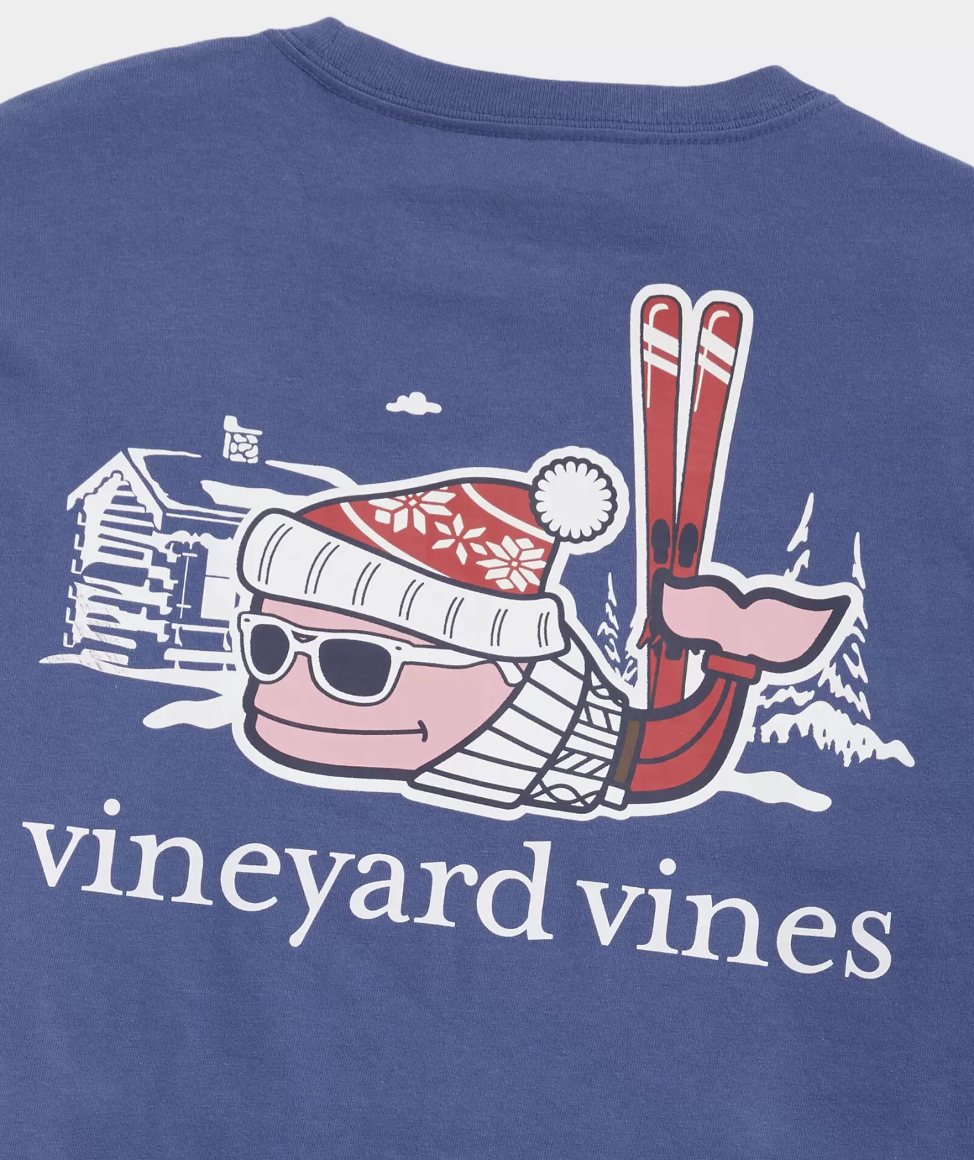 Vineyard Vines Après Ski Whale Long-Sleeve Pocket Tee< Tees