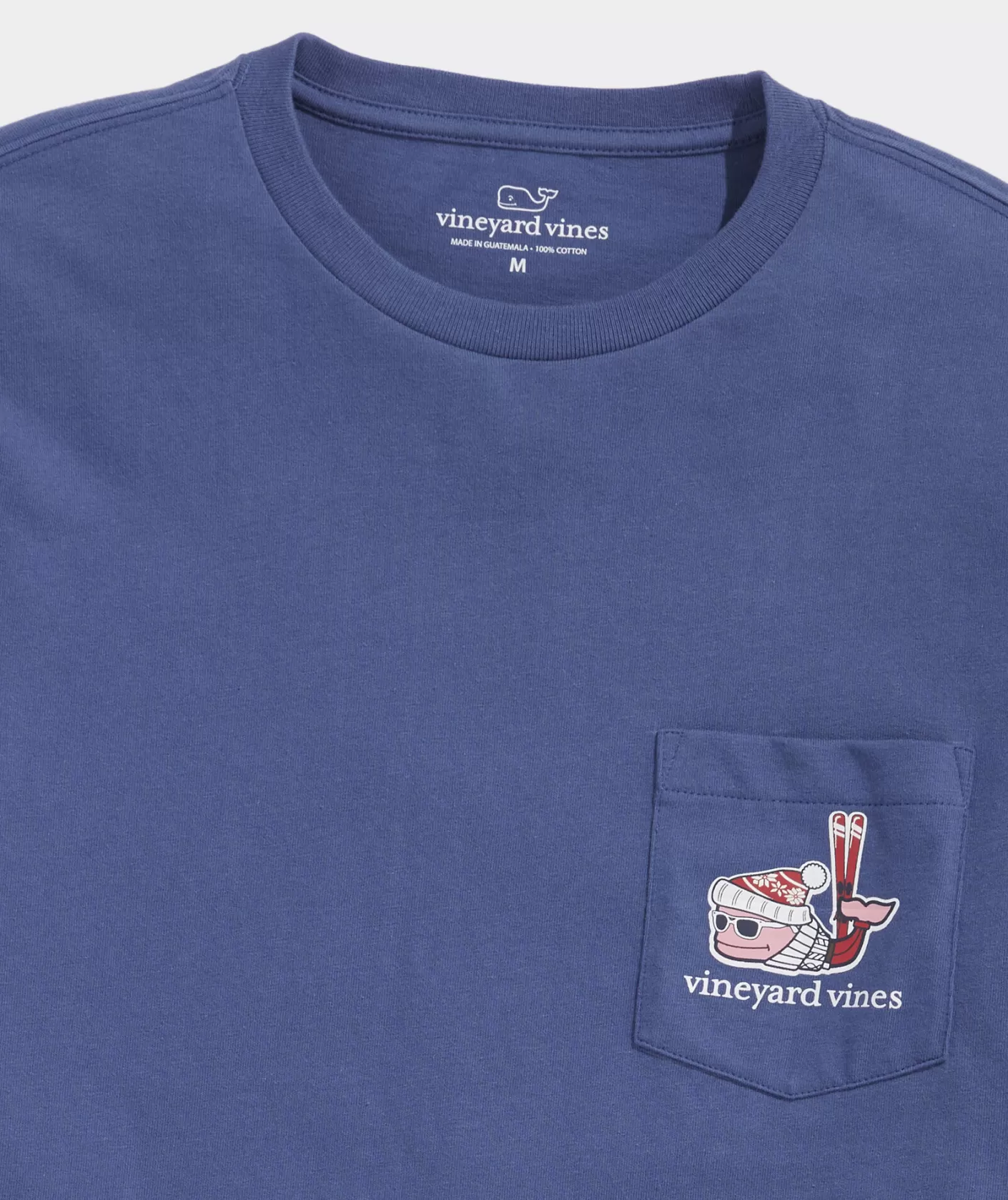 Vineyard Vines Après Ski Whale Long-Sleeve Pocket Tee< Tees