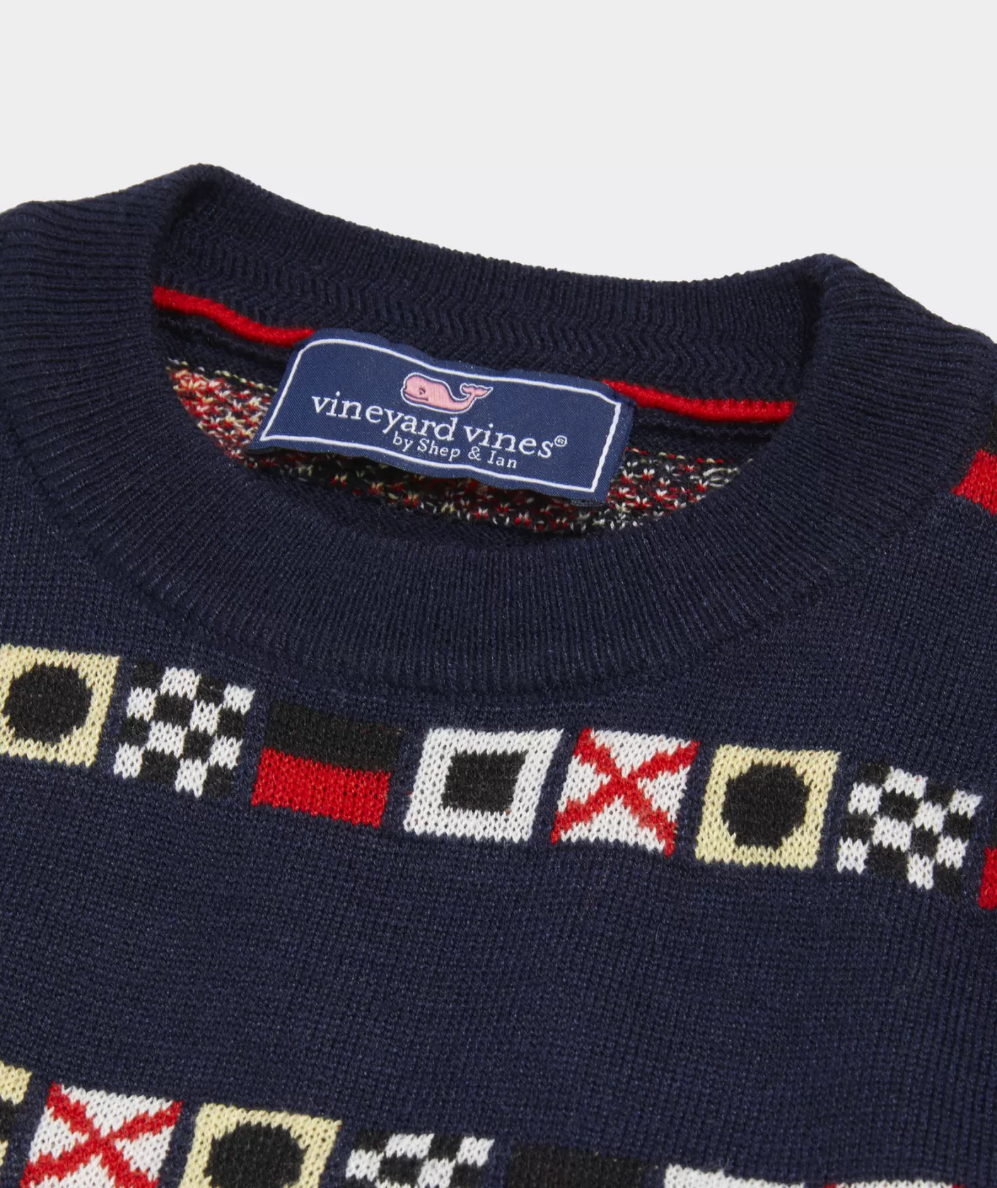 Vineyard Vines Boys’ Cotton Cashmere Cable Crewneck Sweater< Sweaters