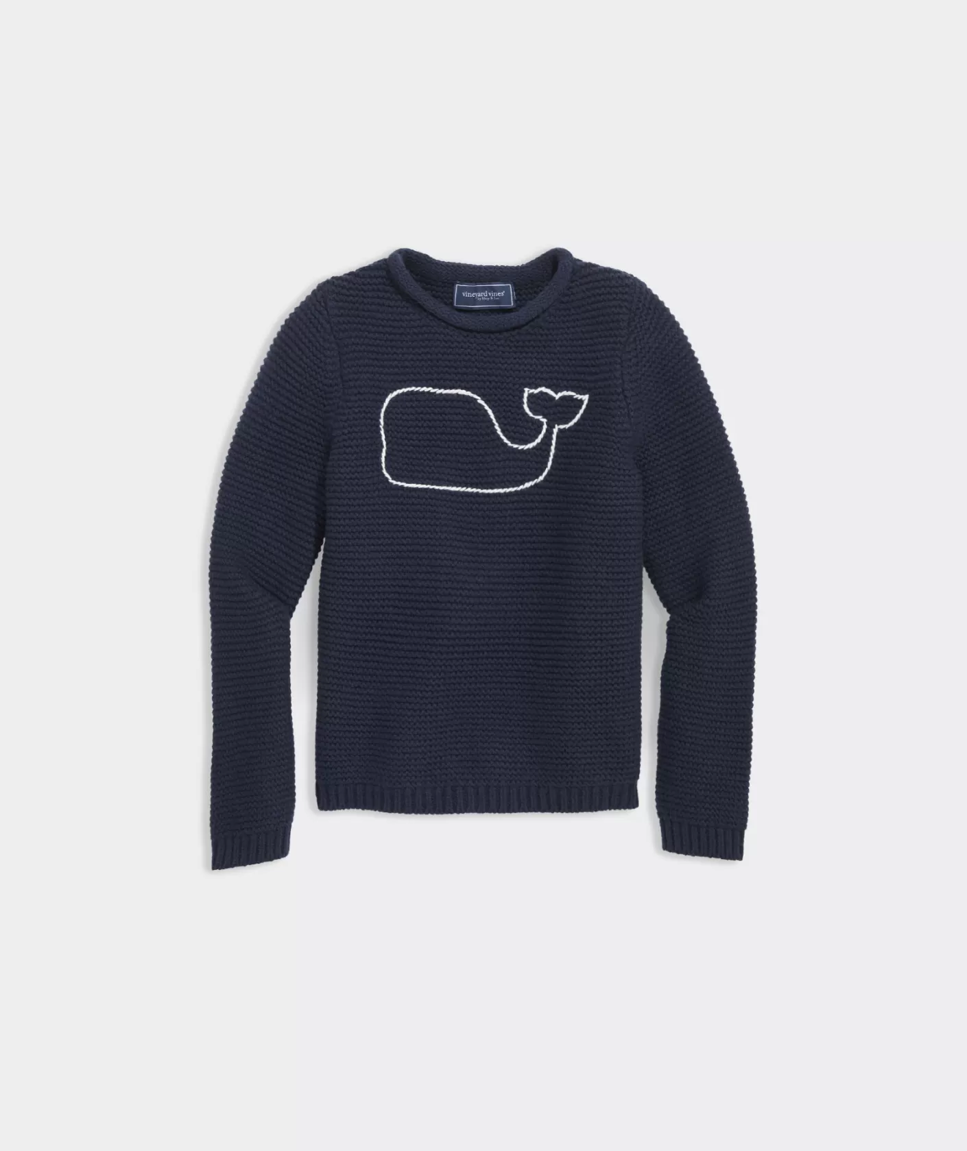 Vineyard Vines Boys’ Cotton Cashmere Cable Crewneck Sweater< Sweaters