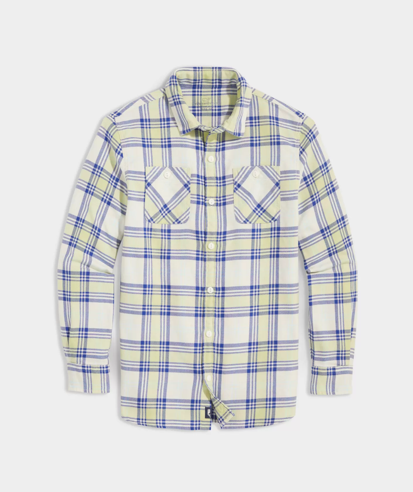 Vineyard Vines Boys Tattersall On-The-Go brrr Shirt< Button-Down Shirts