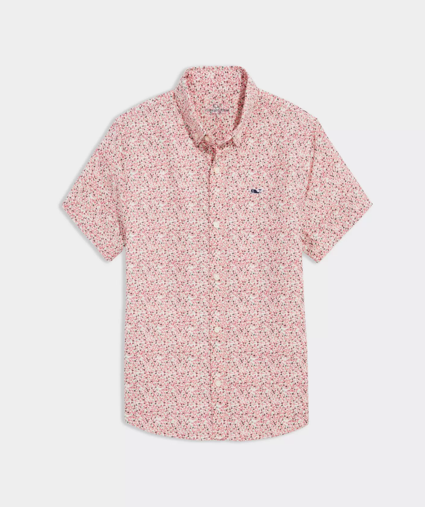 Vineyard Vines Boys' Cotton Short-Sleeve Tropical Shirt< Button-Down Shirts