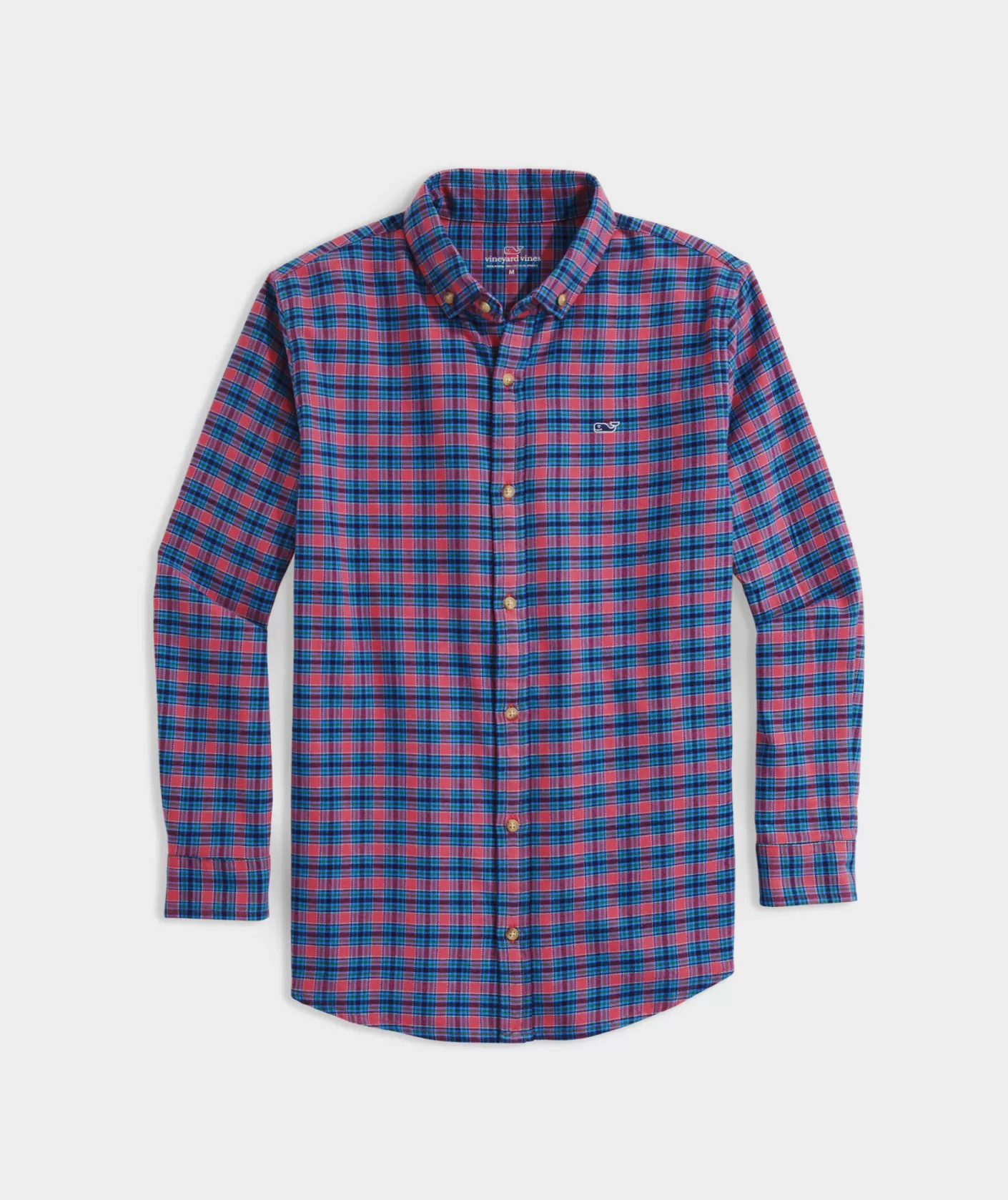 Vineyard Vines Boys' Cotton Twill Plaid Shirt< Button-Down Shirts