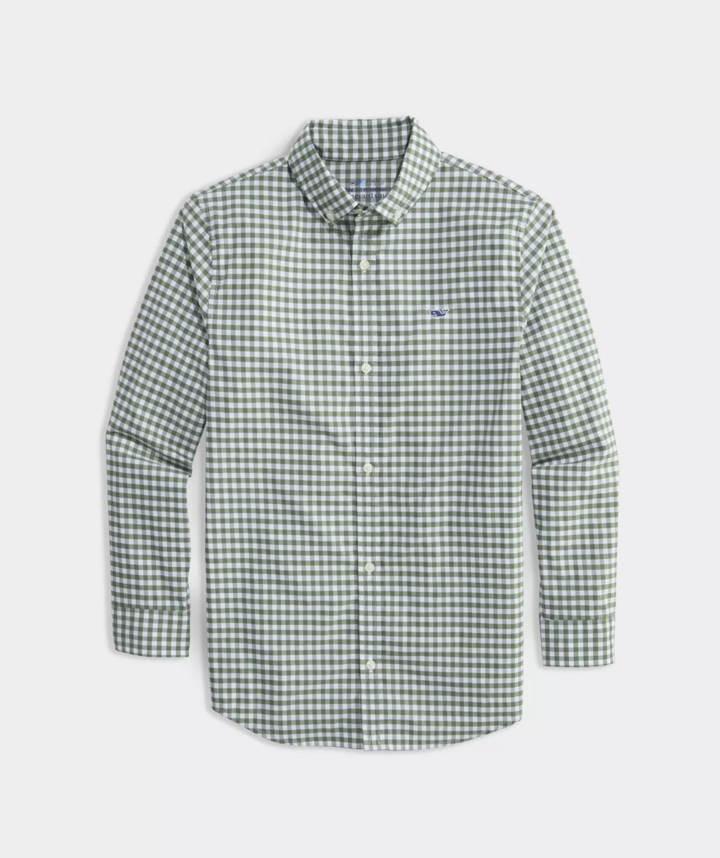 Vineyard Vines Boys' On-The-Go brrrº Gingham Shirt< Button-Down Shirts