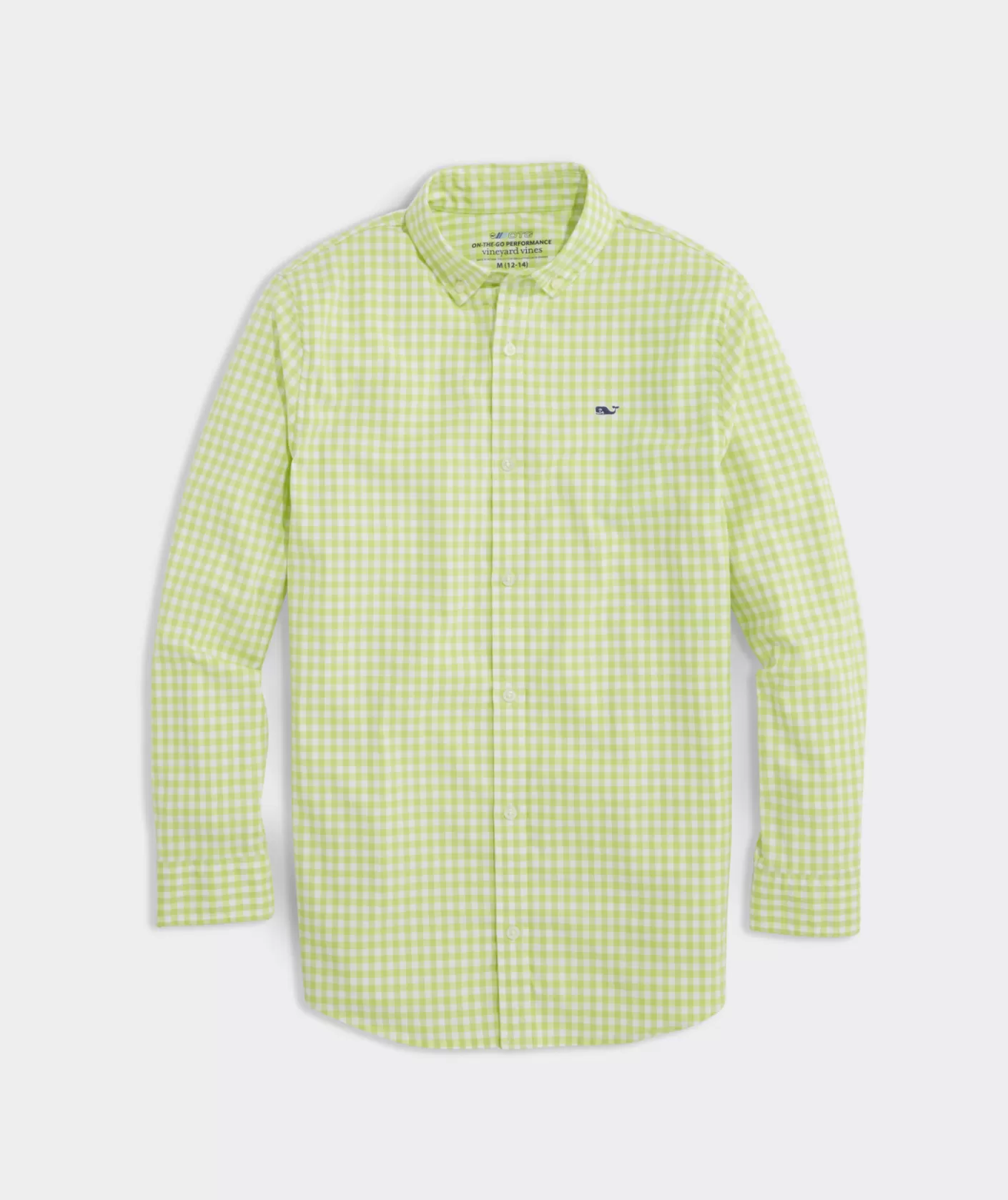 Vineyard Vines Boys' On-The-Go brrrº Solid Shirt< Button-Down Shirts