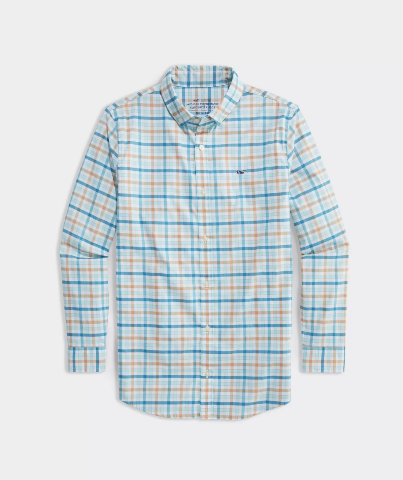 Vineyard Vines Boys' On-The-Go brrr° Tattersall Shirt< Button-Down Shirts