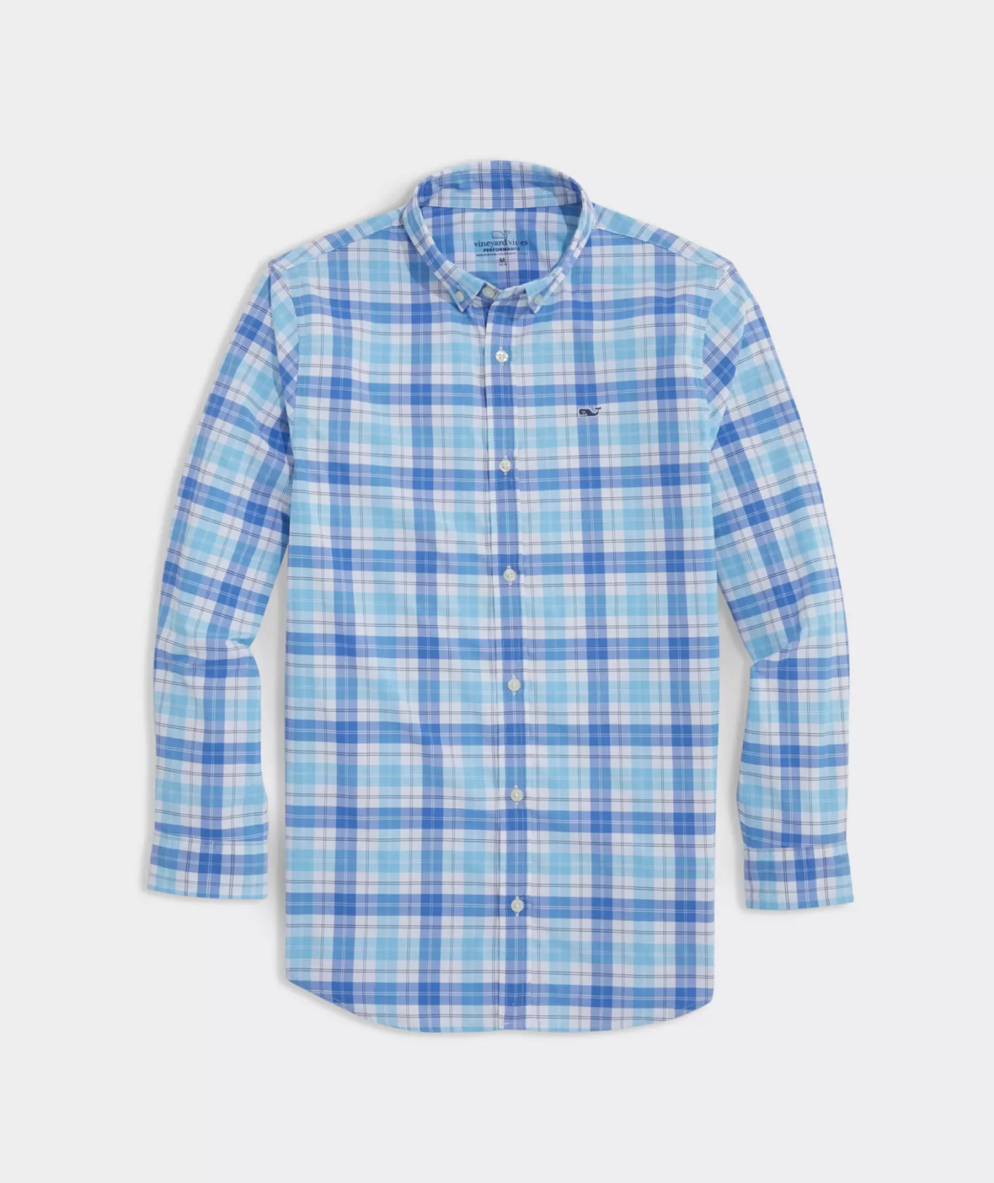 Vineyard Vines Boys' On-The-Go Nylon Plaid Shirt< Button-Down Shirts