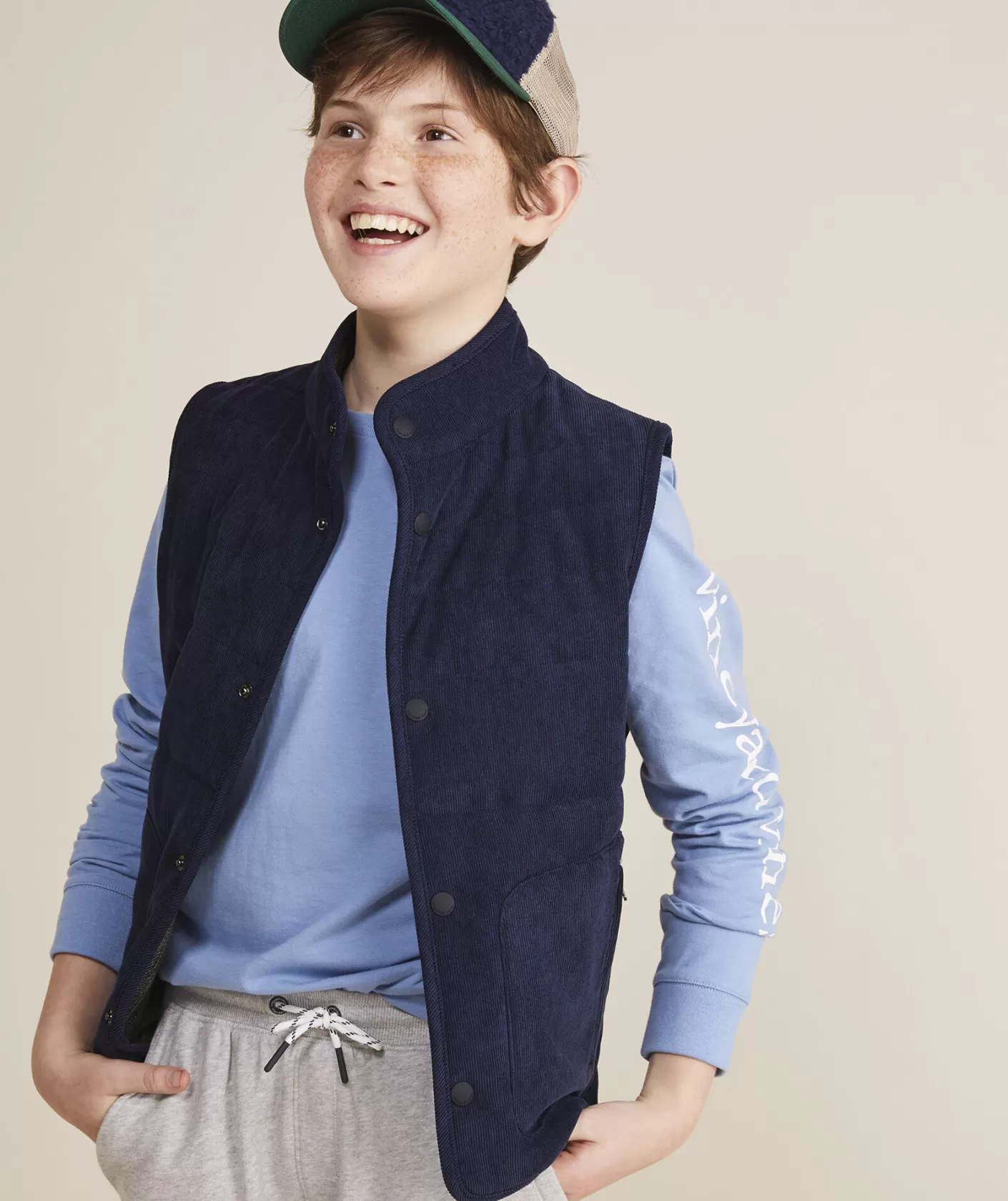 Vineyard Vines Boys' On-The-Go Packable Rain Shell< Jackets, Blazers & Vests