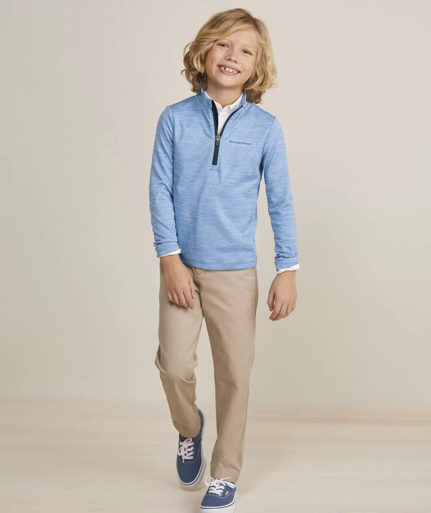 Vineyard Vines Boys' Sankaty Quarter-Zip< Sweatshirts & Sweatpants