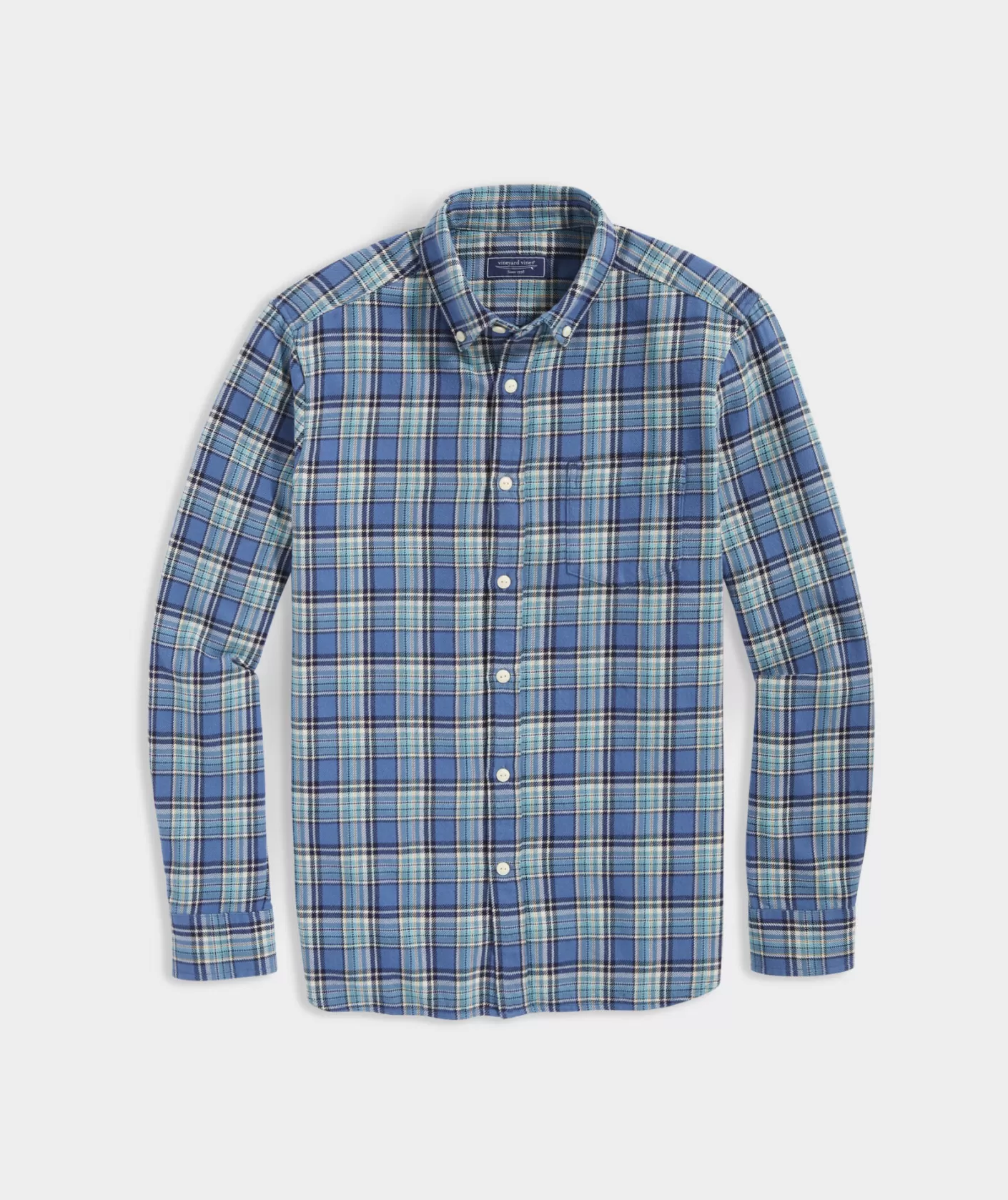 Vineyard Vines Cotton Twill Plaid Shirt< Button-Down Shirts