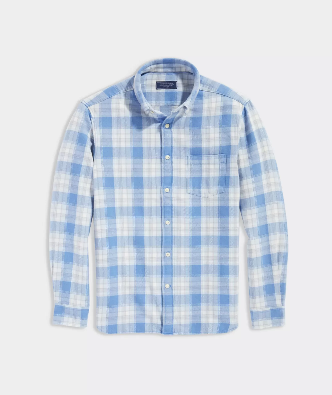 Vineyard Vines Cotton Twill Plaid Shirt< Button-Down Shirts