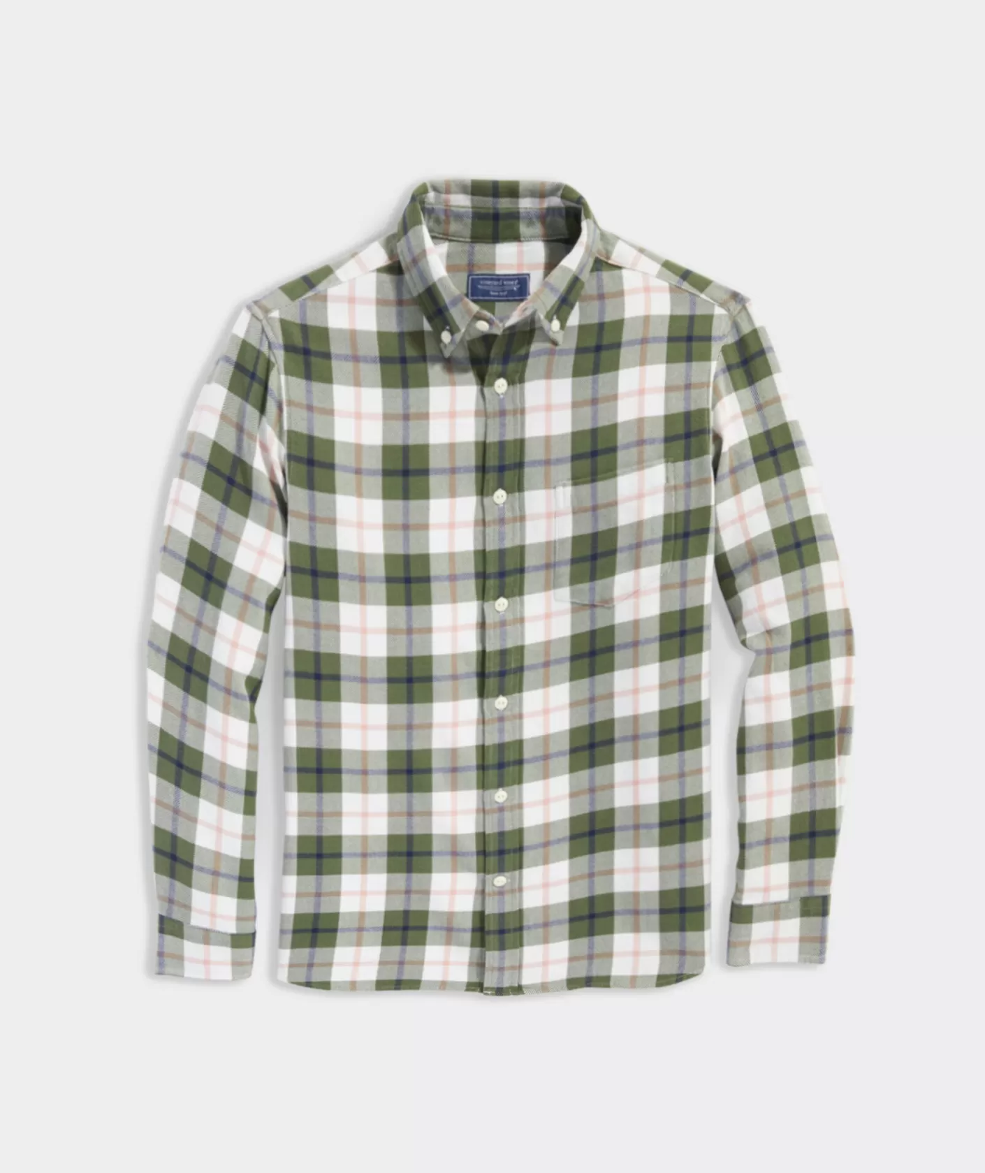 Vineyard Vines Cotton Twill Plaid Shirt< Button-Down Shirts