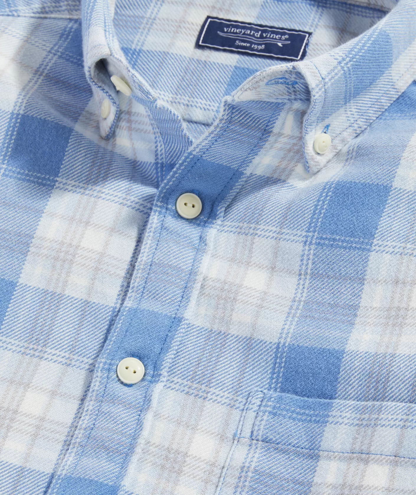 Vineyard Vines Cotton Twill Plaid Shirt< Button-Down Shirts