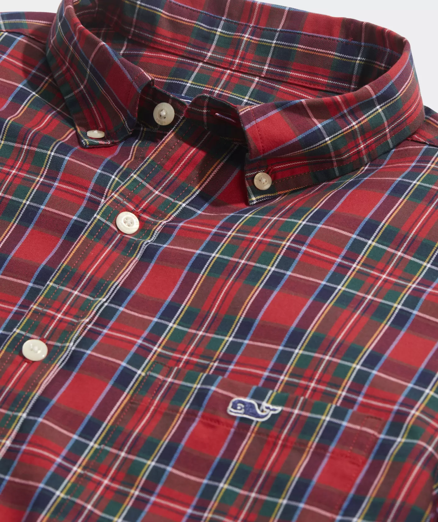 Vineyard Vines Cotton Twill Tartan Shirt< Button-Down Shirts