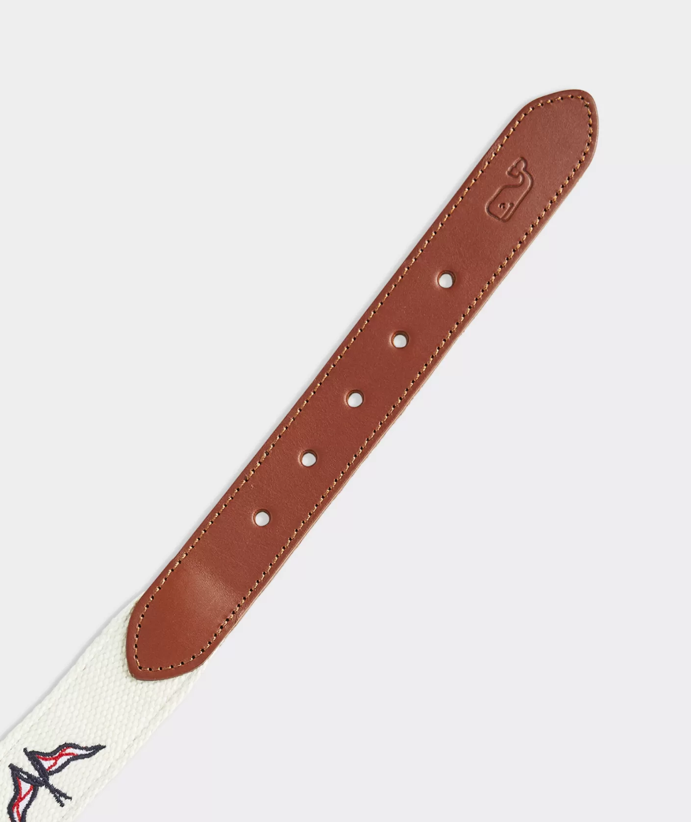 Vineyard Vines Flags Embroidered Canvas Club Belt< Belts