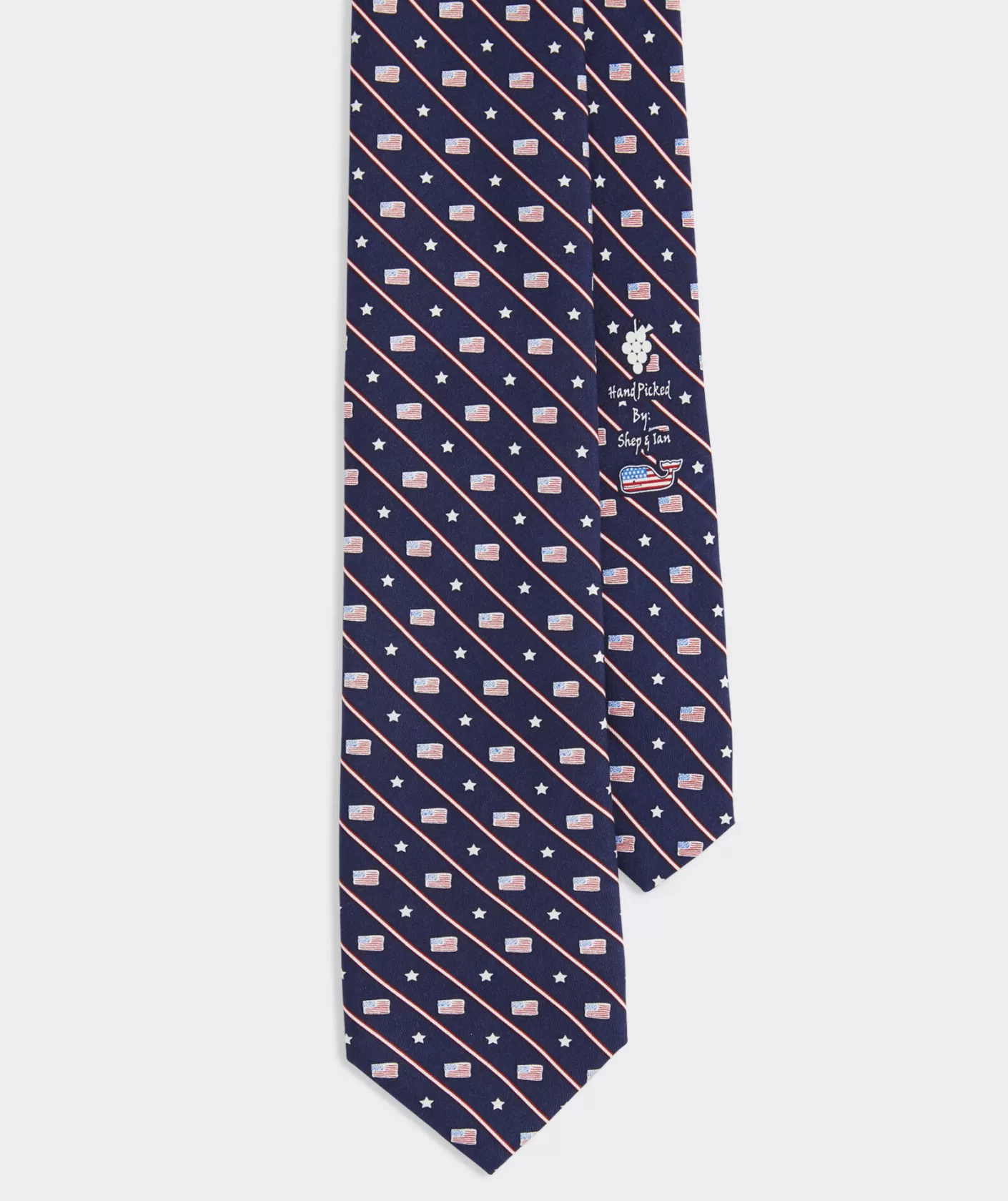 Vineyard Vines Flags Rep Stripe Printed Tie< Ties and Bow Ties