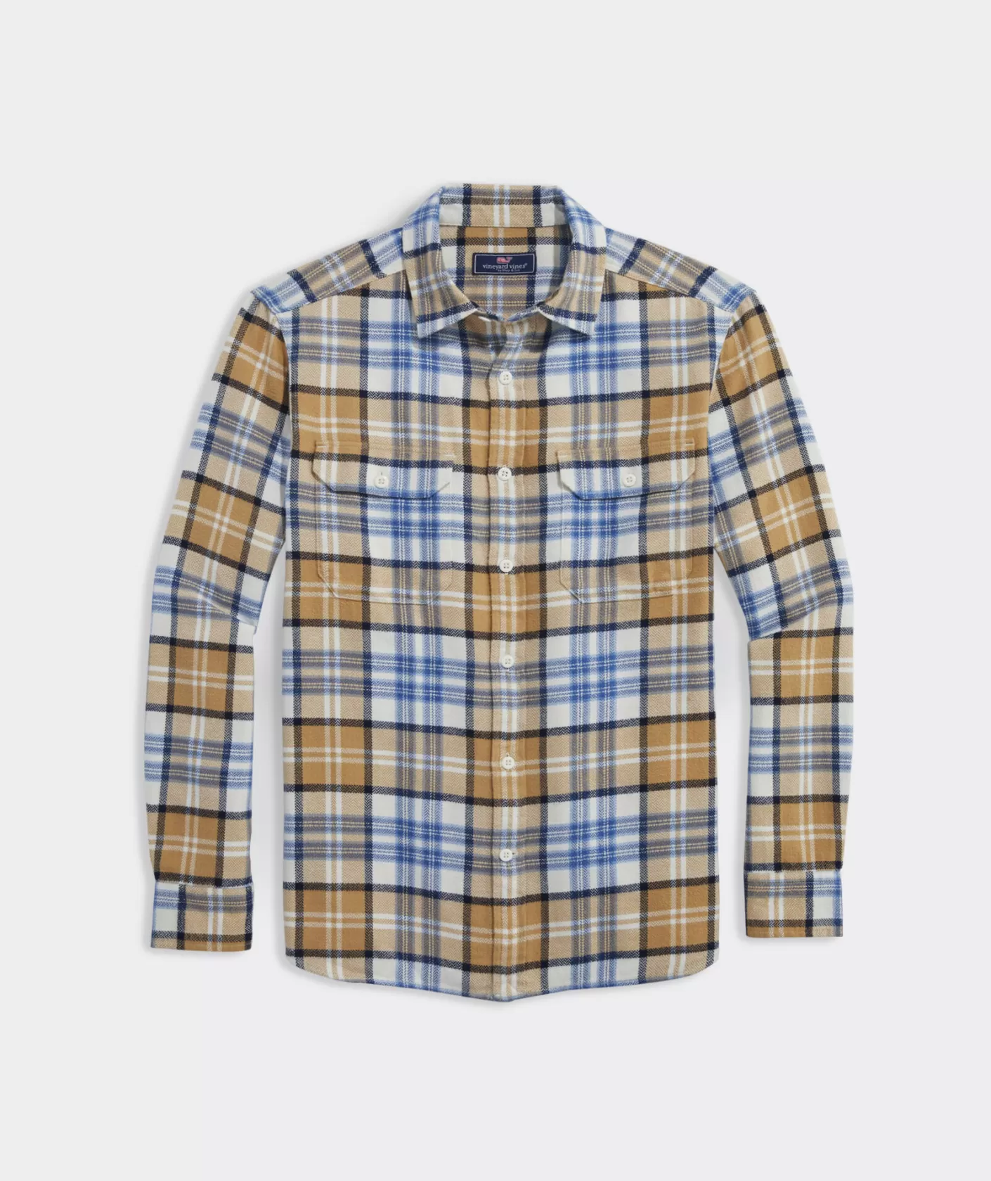 Vineyard Vines Flannel Plaid Herringbone Workshirt< Button-Down Shirts