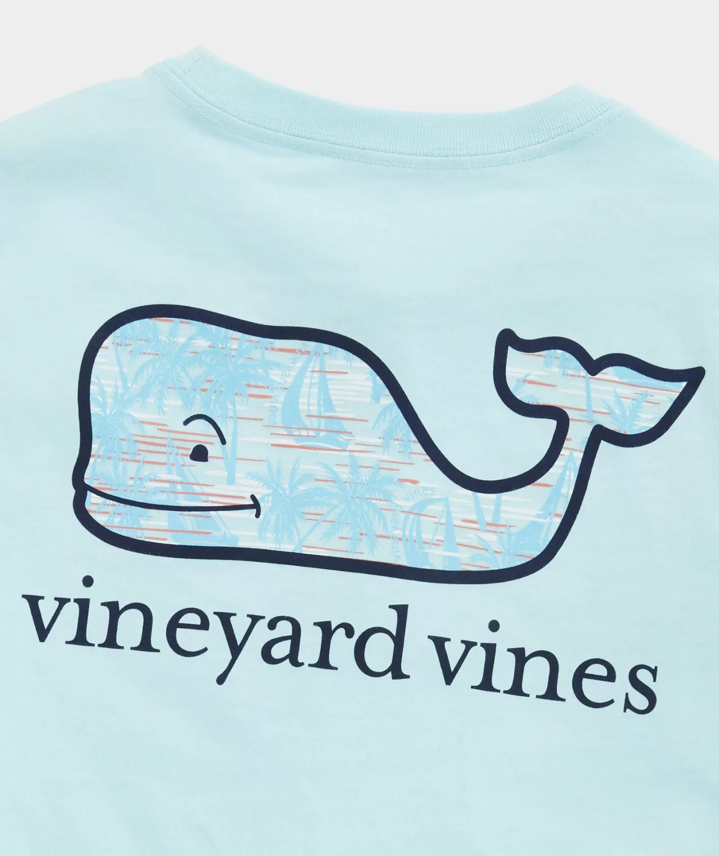 Vineyard Vines Fly Rod Whale Long-Sleeve Harbor Performance Tee< Tees For Men | Tees