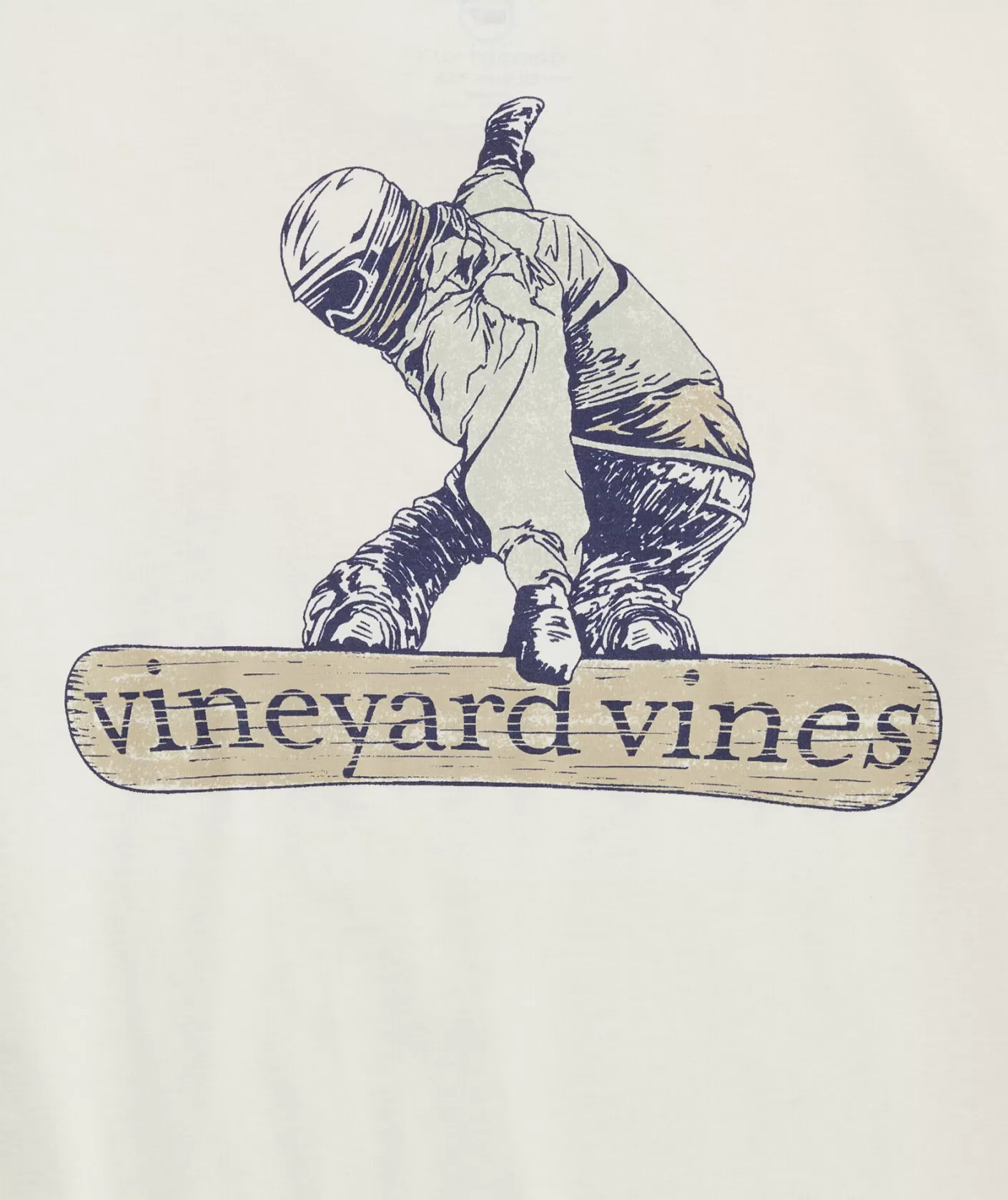 Vineyard Vines Freestyle Snowboarder Long-Sleeve Dunes Tee< Tees