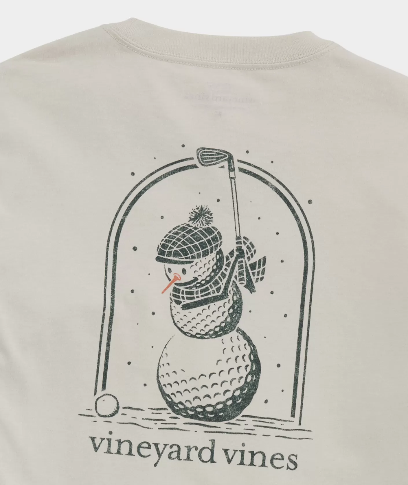 Vineyard Vines Golf Ball Snowman Long-Sleeve Tee< Tees