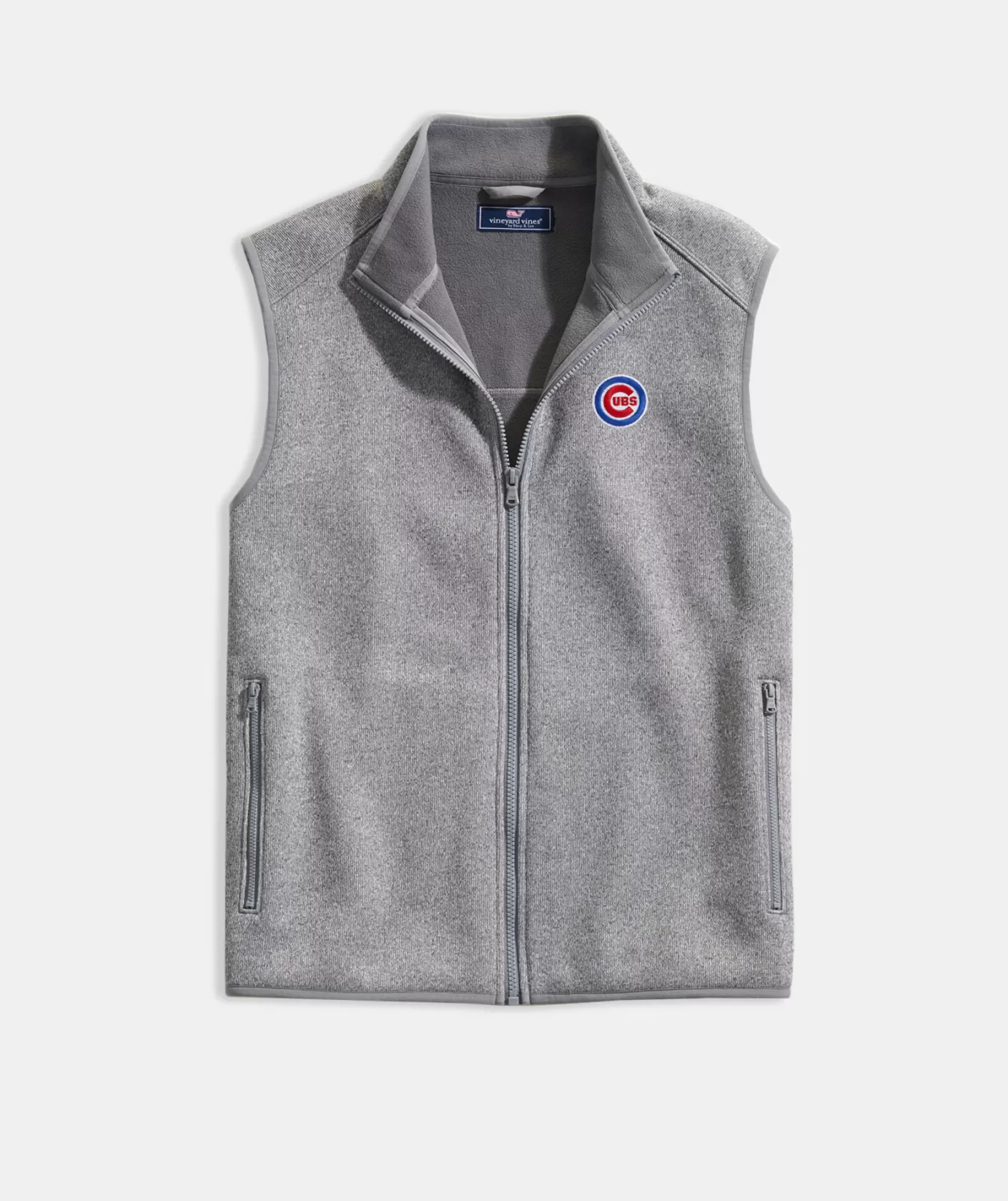 Vineyard Vines Kansas City Royals Mountain Sweater Fleece Vest< Kansas City Royals