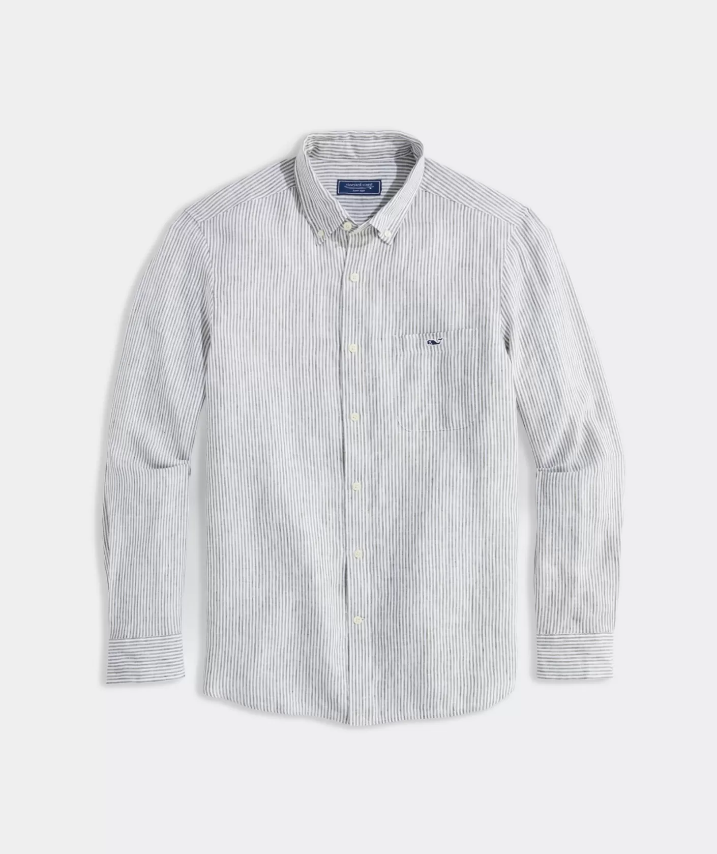 Vineyard Vines Linen Stripe Shirt< Button-Down Shirts