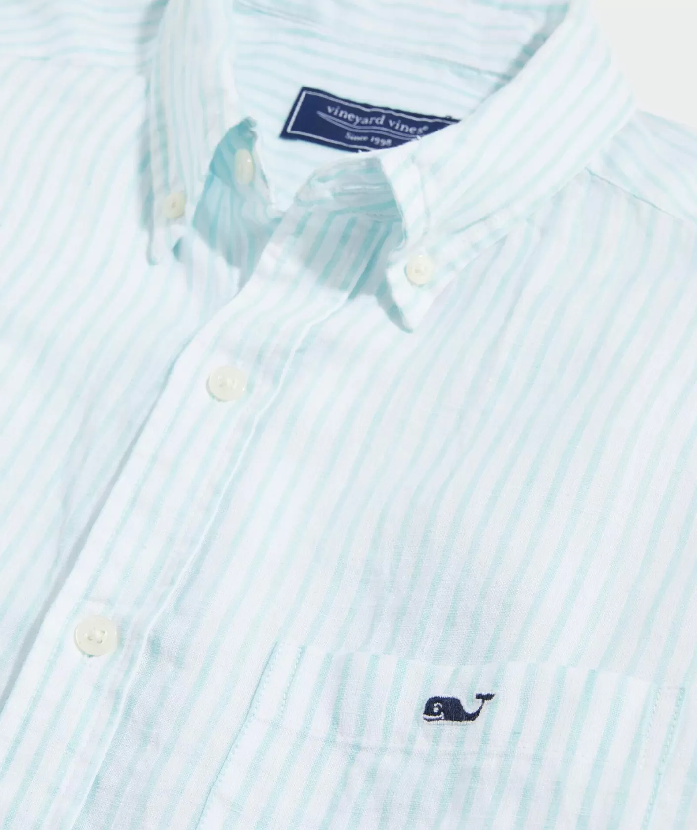 Vineyard Vines Linen Striped Shirt< Button-Down Shirts