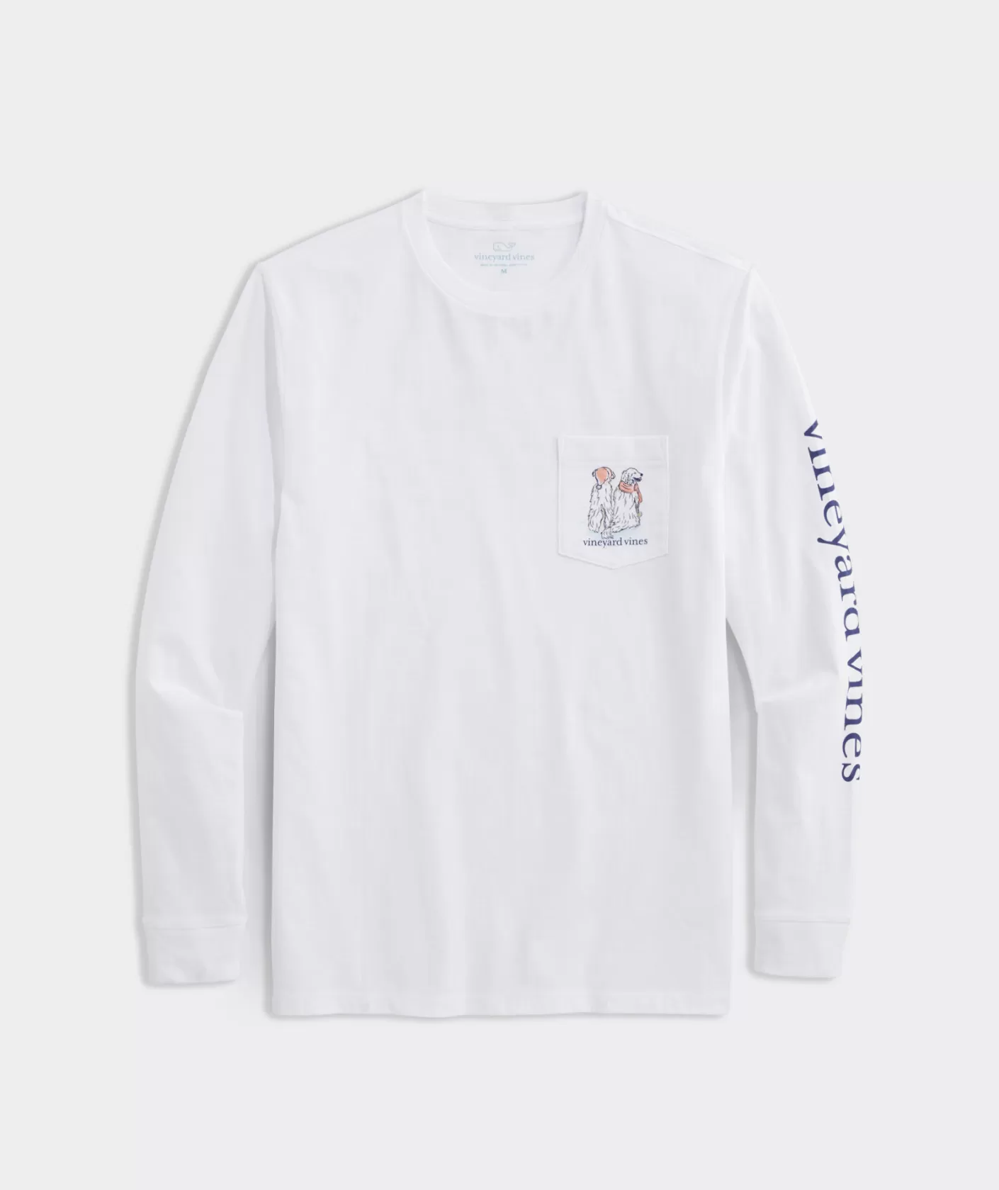 Vineyard Vines Mountain Dogs Long-Sleeve Pocket Tee< Tees