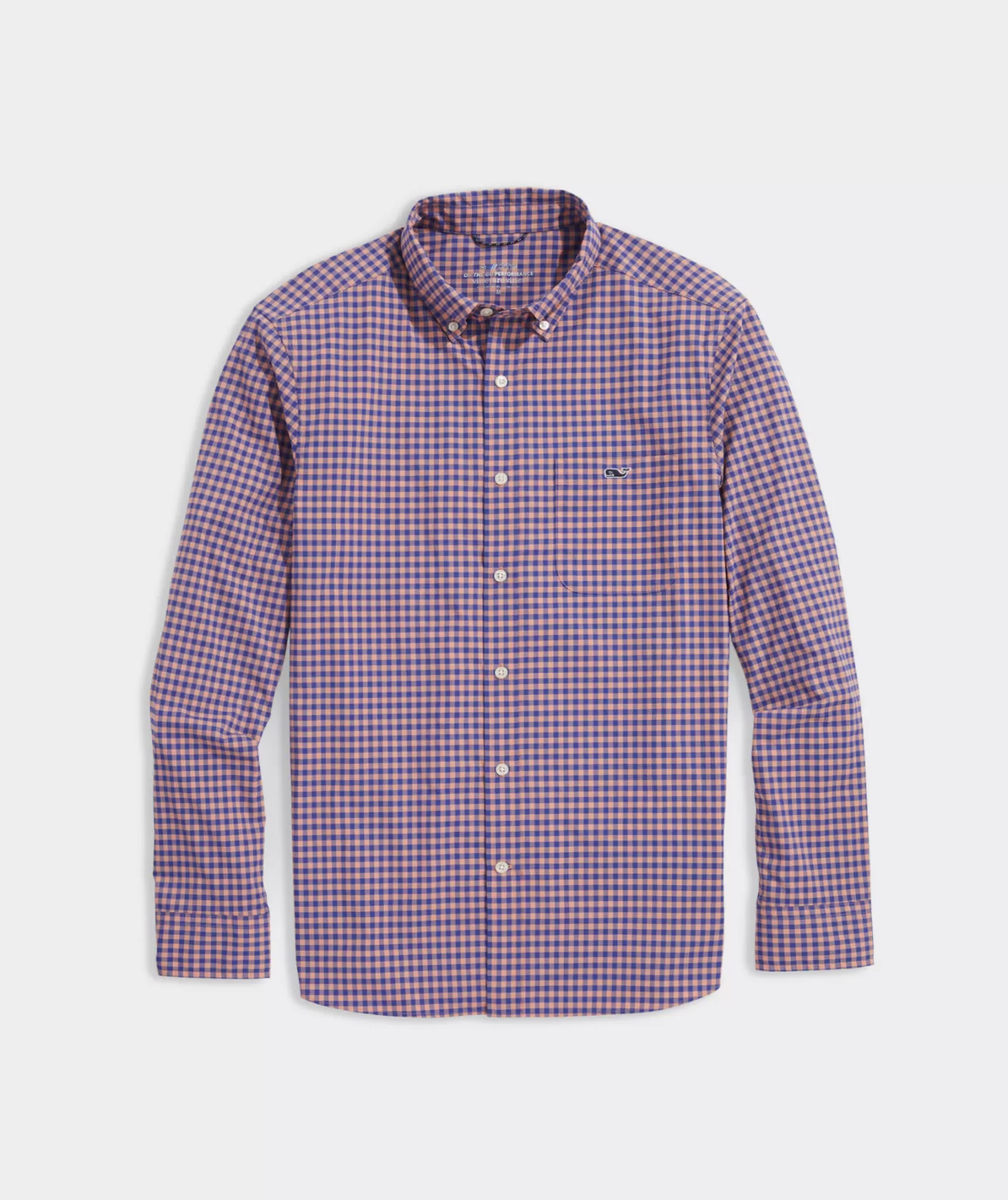 Vineyard Vines On-The-Go Nylon Gingham Shirt< Button-Down Shirts