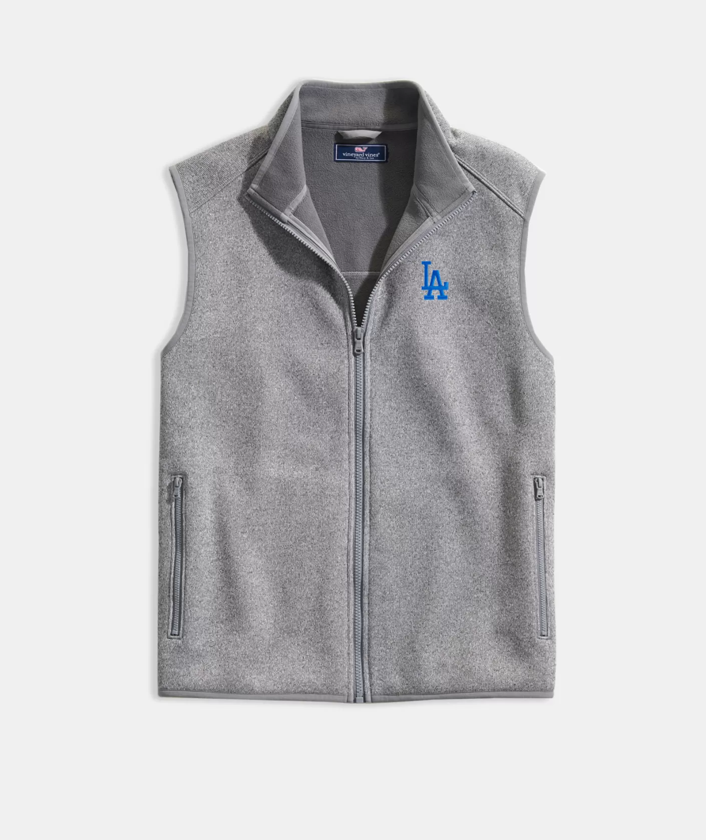 Vineyard Vines Seattle Mariners Mountain Sweater Fleece Vest< Seattle Mariners