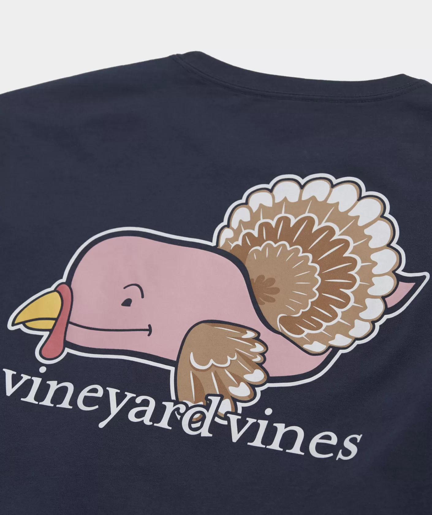 Vineyard Vines Turkey Whale Long-Sleeve Pocket Tee< Tees