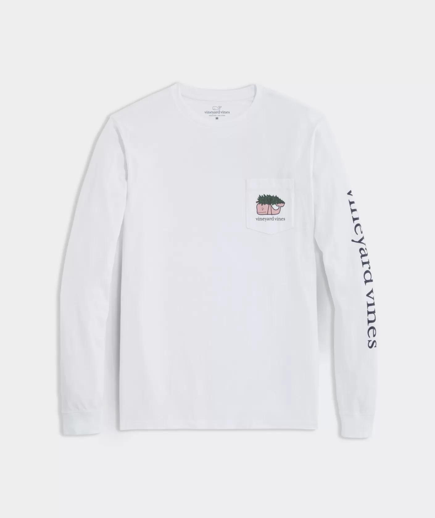 Vineyard Vines Whale & Tree Long-Sleeve Pocket Tee< Tees